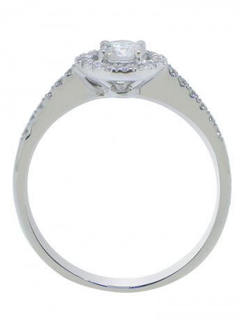 0.52 Ct Diamond Halo Ring