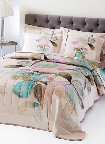 VER1969 Bedspread Set Cotton Multicolour 240x264cm
