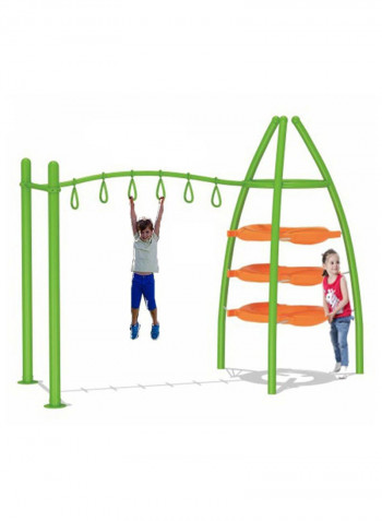 RW-13115 Kids Monkey Bar And Climbing Gym Set 350 x 150 x 250cm