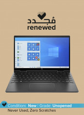 Renewed - Envy X360 13-ay0008ne Convertible 2 in 1 Laptop With 13.3-Inch FHD Touchscreen Display, AMD Ryzen 7 Processor/16GB RAM/1TB SSD/AMD Radeon Graphics With English/Arabic Keyboard Black