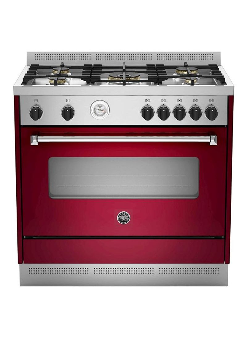 Knob Control Cooking Range MAS905GGVLVIC Red/Silver