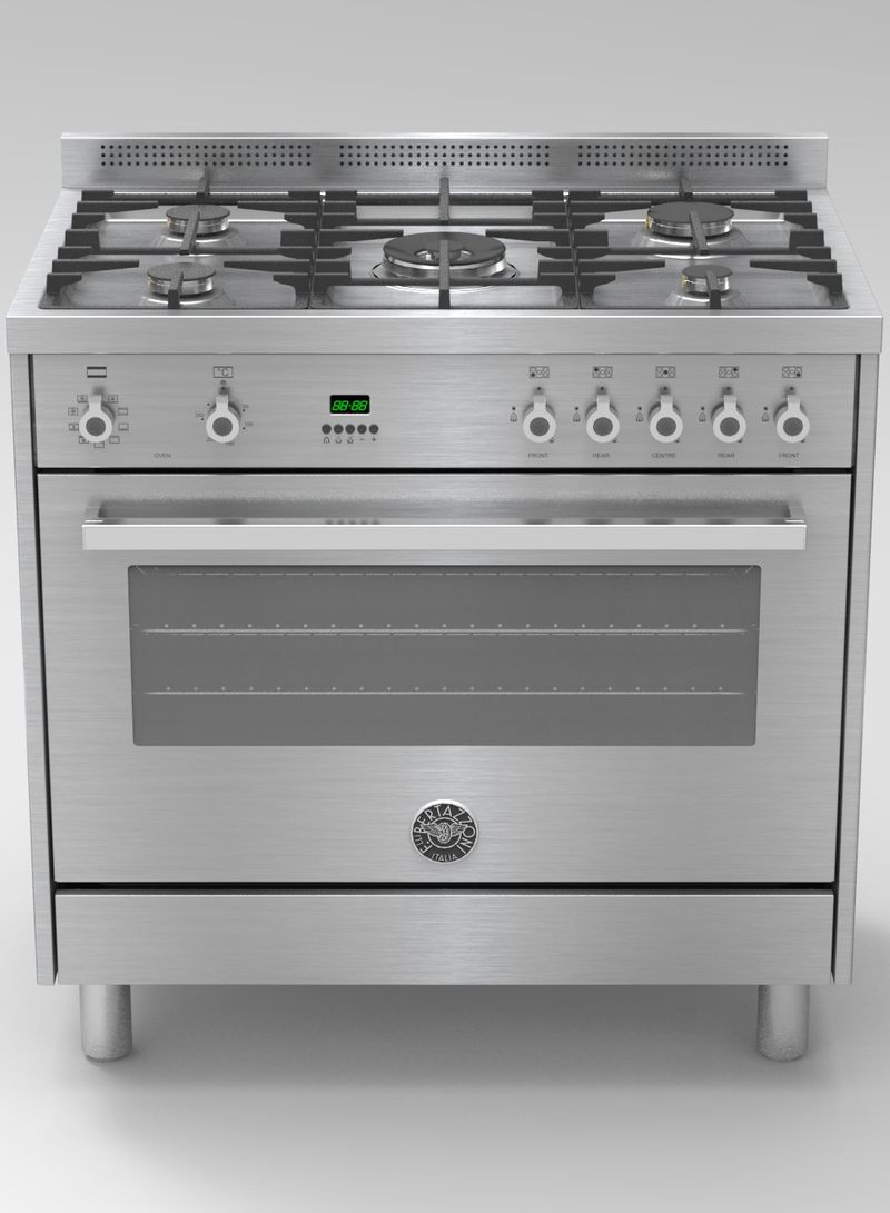 5-Burner Electric Cooking Range PRO905MFELXC Silver