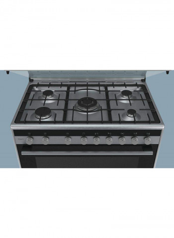 Gas Cooker HG73G6357M Silver