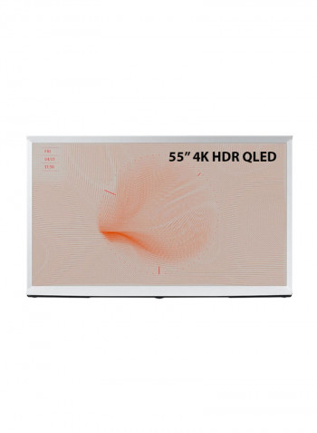 The Serif 2020 55-Inch QLED 4K HDR Smart TV QA55LS01T White