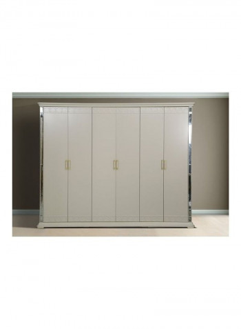 Brandlair 6 Door Wardrobe Grey