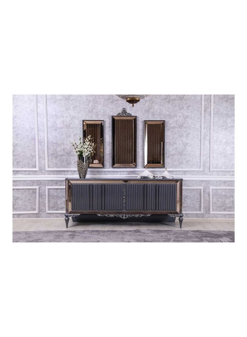 Southport Sideboard With Mirrors Multicolour
