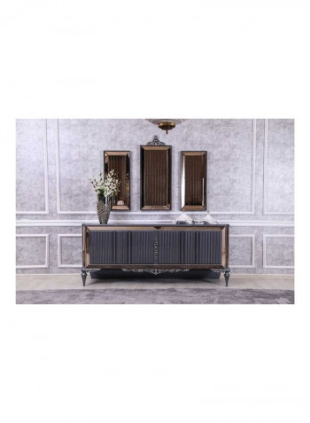 Southport Sideboard With Mirrors Multicolour