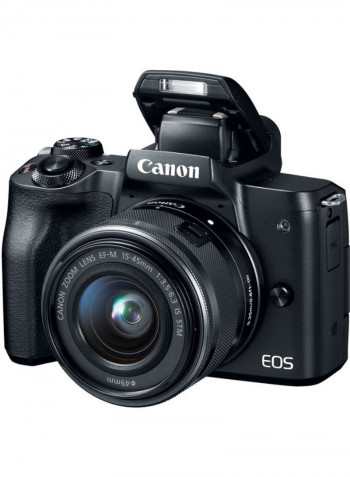 Canon EOS M50 Mirrorless Digital Camera 24.1MP 4K UHD With 15-45 mm Lens And Accessories