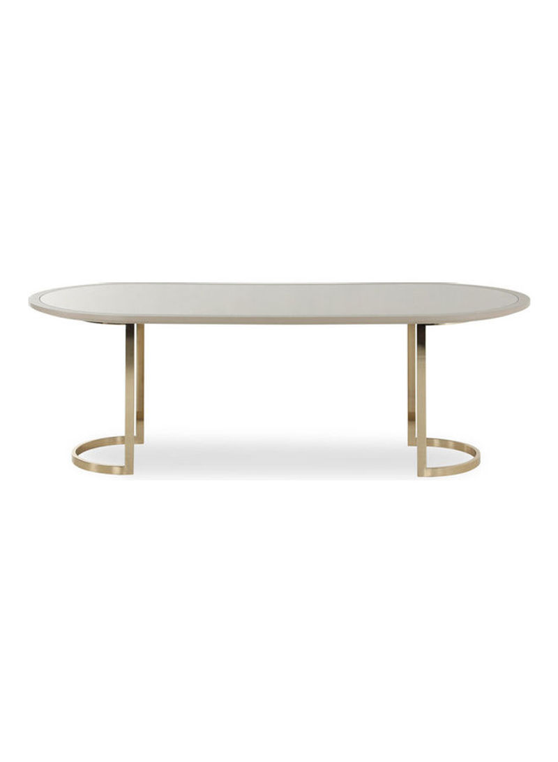 Cyprus Dining Table Gold/Light Brown