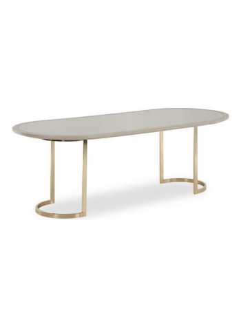 Cyprus Dining Table Gold/Light Brown