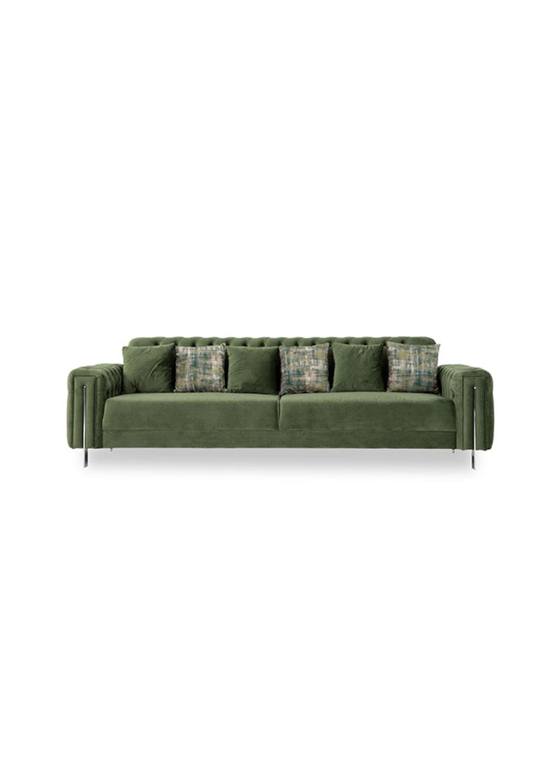 Floransa 4-Seater Sofa Green 290 x 98 x 85cm