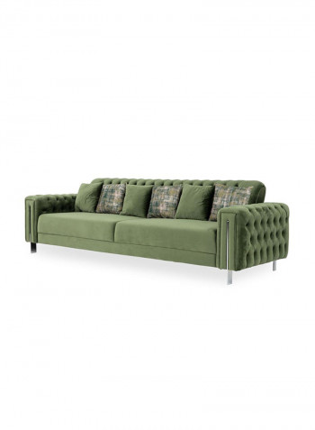 Floransa 4-Seater Sofa Green 290 x 98 x 85cm