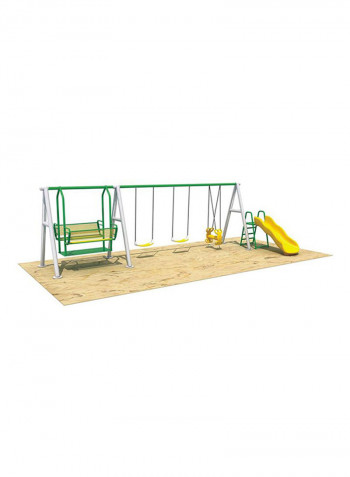 Iron Stand Swing And Slide Set