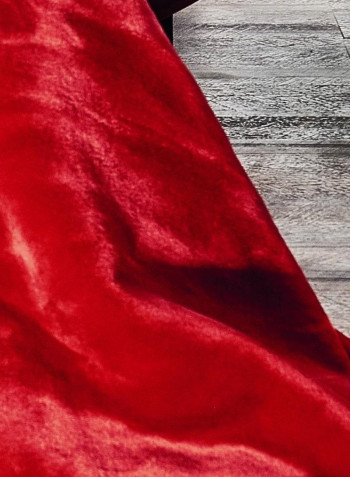 Versace 19.69 "Velour Rosso" Blanket 220x240 Cm Polyester Red 220x240cm