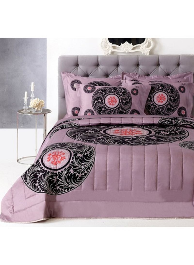 19.69 Bedspread Cotton Purple 240x260cm