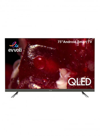 75 Inch  Android Smart TV With Built In Sounbar With Pressure Cooker 75EV350QA/ EVKA-PC6010S Black/Silver