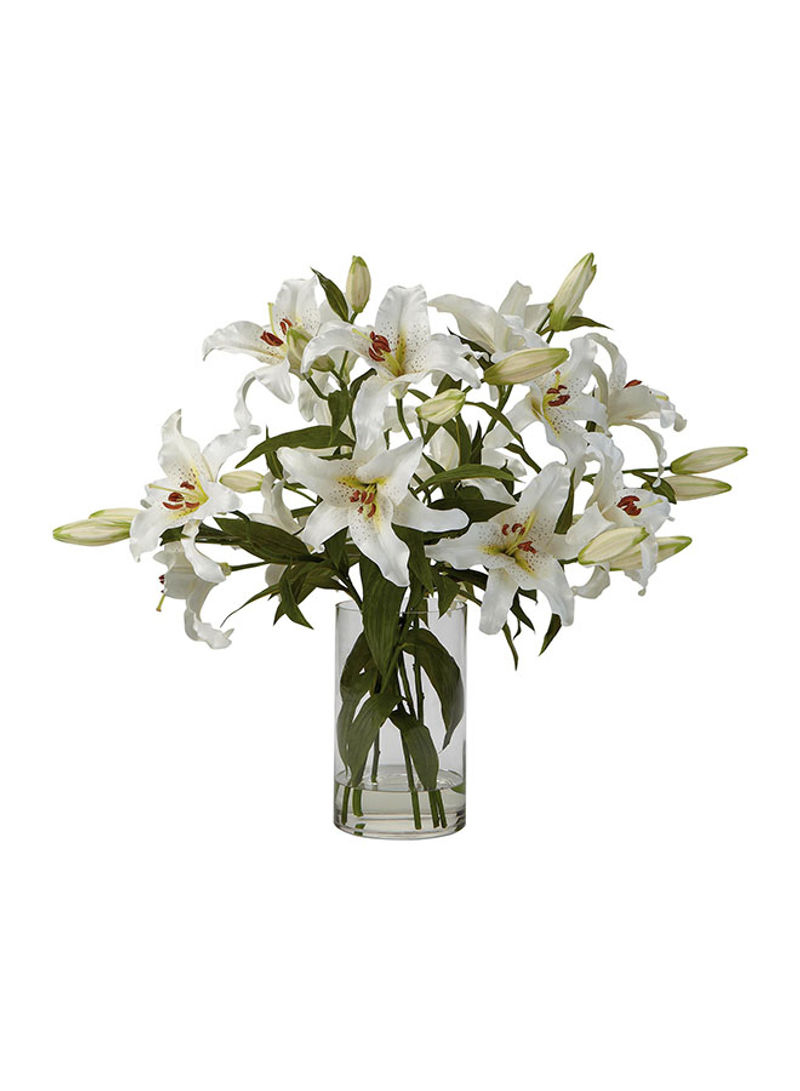 Casablanca Lily Watergarden White 27x 28inch