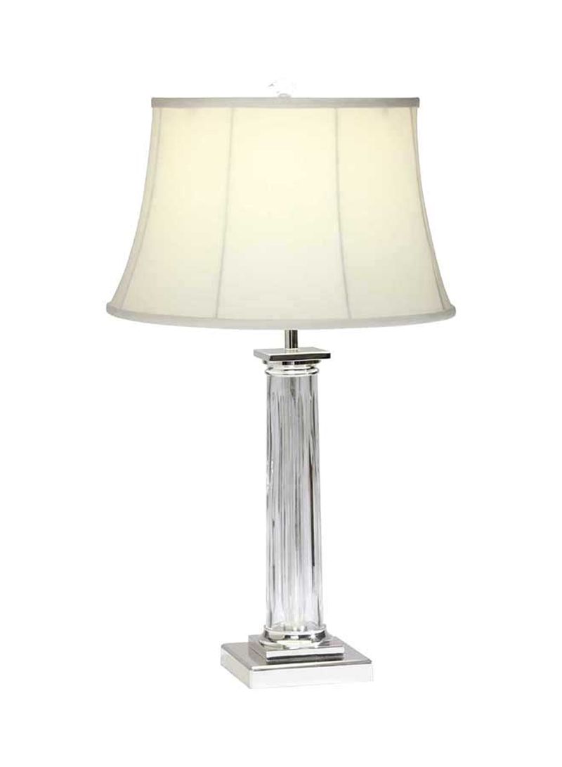 Delancey Crystal Table Lamp Clear/Beige 15.24 x 71.12 x 15.24centimeter