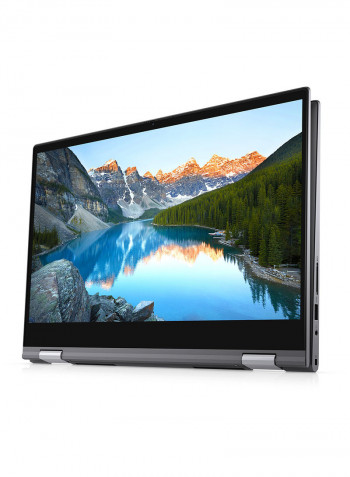 Inspiron 5406 Convertible 2-in-1 Laptop With 14" Display, 11th Gen Intel Core i7-1165G7, 16GB RAM, 512GB SSD, Eng/Ar KB, Intel Iris Plus Graphics, WIN10 Grey