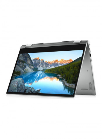 Inspiron 5406 Convertible 2-in-1 Laptop With 14" Display, 11th Gen Intel Core i7-1165G7, 16GB RAM, 512GB SSD, Eng/Ar KB, Intel Iris Plus Graphics, WIN10 Grey