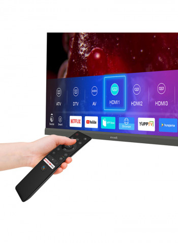 75 Inch 4K QLED Android Smart Tv With Bulit in Evvo Sound bar 75EV350QA Black