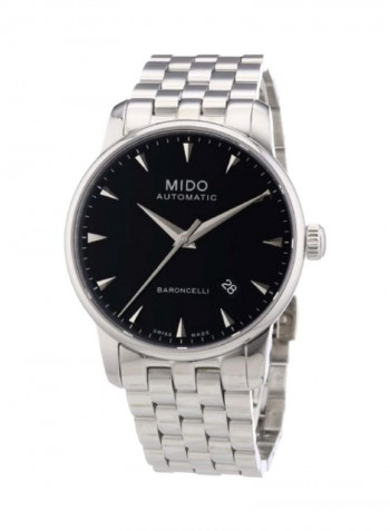 ساعة يد بعقارب ومقاومة للماء طراز MIDO-M86004181 للرجال