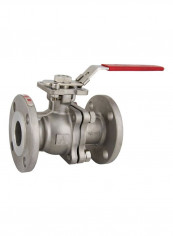 Classic Flanged End Ball Valve Silver/Red 4inch reviews Classic Flanged End Ball Valve Silver/Red 4inch