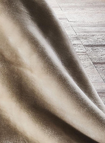 Versace 19.69 "Velour Mattone" Blanket  220x240 Cm Polyester Beige 220x240cm