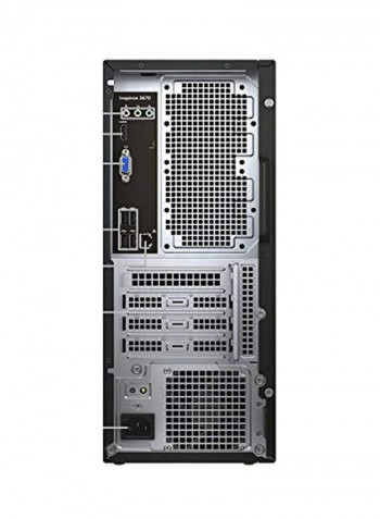 Inspiron 3670 Tower PC With Core i5 Processor/12GB RAM/128GB SSD+1TB HDD Hybrid Drive/Intel UHD Graphics 630 Black