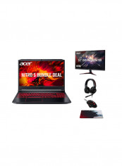 Nitro 5 AN515 Gaming Notebook With 15.6-Inch Display, Core i5-10300H Processor/8GB RAM/512GB SSD/4GB NVIDIA GeForce GTX 1650 Ti Graphics Black