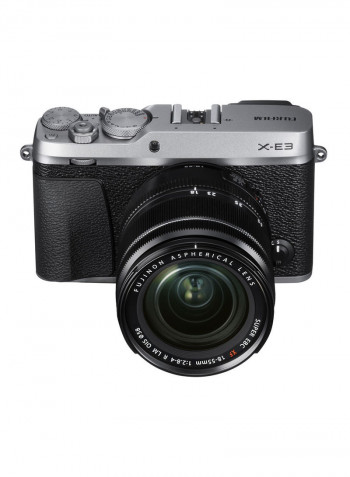 X-E3 24.3 MP Mirrorless Digital Camera With XF 18-55mm Lens Silver