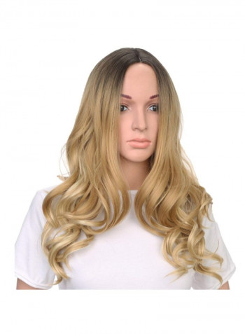 Long Curly Wig Blonde 50centimeter