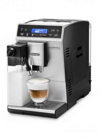 Autentica cappuccino Bean-to-Cup Espresso Coffee Machine 1450W / 1.4L ETAM 29.660.SB Silver/Black