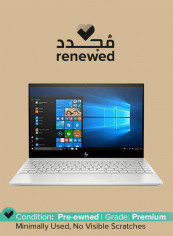Renewed - Envy 13-aq1007ne (2020) Laptop With 13.3-Inch Display, Intel Core i5 Processor/10th Gen/8GB RAM/512GB SSD/Intel UHD Graphics With English/Arabic Keyboard Silver