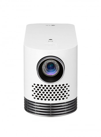 Portable Full HD LED 2000 Lumens Projector HF80LG White