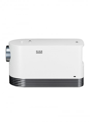 Portable Full HD LED 2000 Lumens Projector HF80LG White