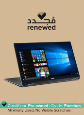 Renewed - XPS 13 9365 (2018) 2 in 1 Laptop With 13.3 Inch Touchscreen Display, Intel Core i7 Processor/7th Gen/8GB RAM/256GB SSD/Intel HD Graphics Silver