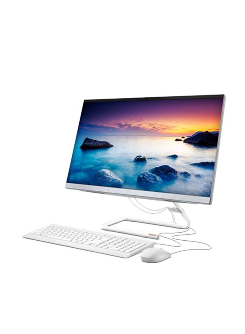 IdeaCentre AIO3 F0EU00AUAX Laptop With 23.8 Inch FHD Display, Intel Core i7-10700T Processor/8GB RAM/512GB SSD,/AMD Radeon 625 2G GDDR5/Win10 Foggy White Foggy White