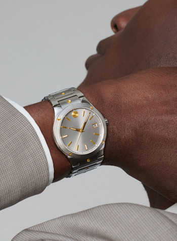Water Resistance Stainless Steel Analog Watch 0607514 للرجال