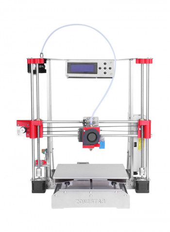 P802Q i3 Metal FDM 3D Printer DIY Kit 220 x 220 x 240millimeter White/Red