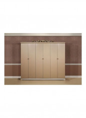 6 Door Peachtree Wardrobe Beige
