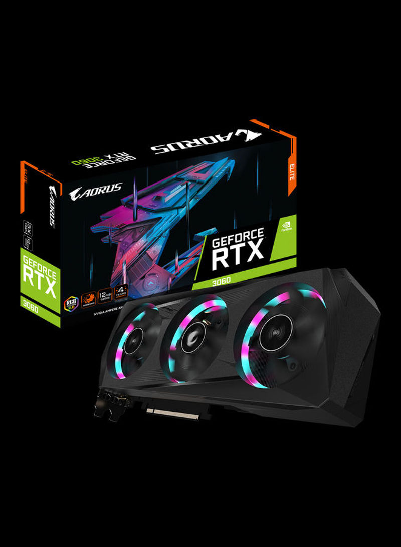 GeForce RTX 3060 Aorus ELITE 12G Graphics Card Multicolour