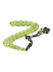 Baltic Amber Prayer Beads with Sterling Silver Components