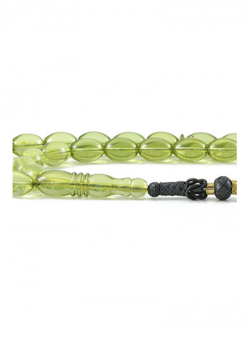 Baltic Amber Prayer Beads with Sterling Silver Components