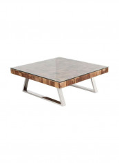 Castilian Coffee Table Beige/Brown/White 120x120x45centimeter