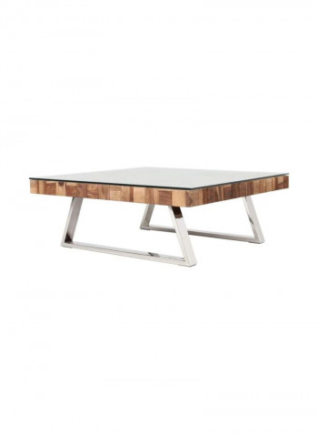 Castilian Coffee Table Beige/Brown/White 120x120x45centimeter