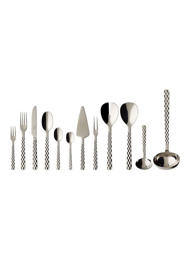 70-Piece Boston Cutlery Set Silver