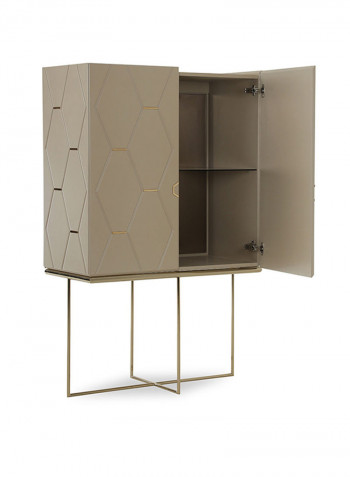 Kate Bar Cabinet Beige 100x49x160cm