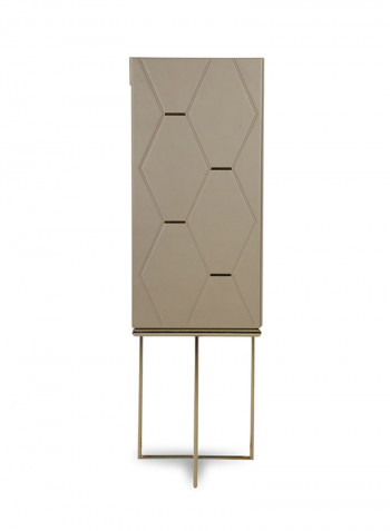 Kate Bar Cabinet Beige 100x49x160cm