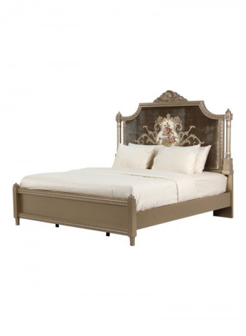 Melika Bed Gold 200x200cm